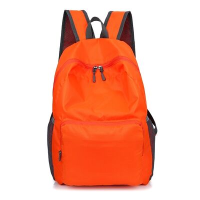 Square Pocket Custom Lightweight Backpack Flat Pack Folding 27L