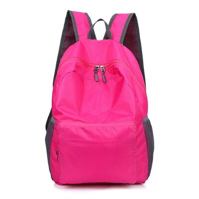 Square Pocket Custom Lightweight Backpack Flat Pack Folding 27L
