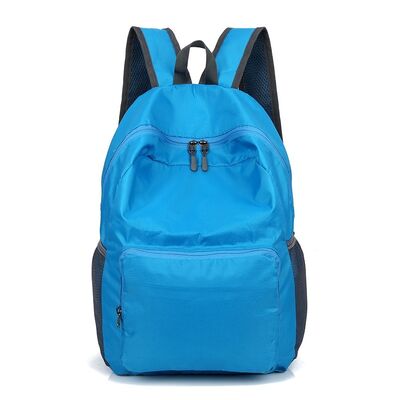 Square Pocket Custom Lightweight Backpack Flat Pack Folding 27L