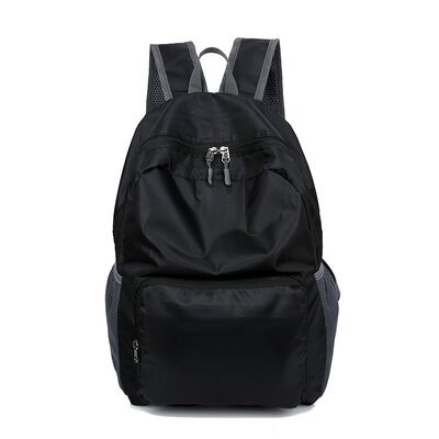 Square Pocket Custom Lightweight Backpack Flat Pack Folding 27L