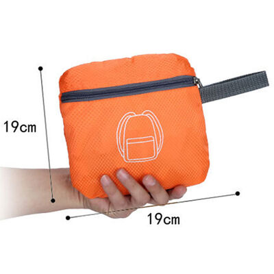 Crescent Pocket Custom Lightweight Backpack Layering Folding Travel