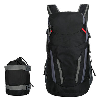 Daisy Chain Sternum Strap Folding Hiking Backpack 36L Water Resistant