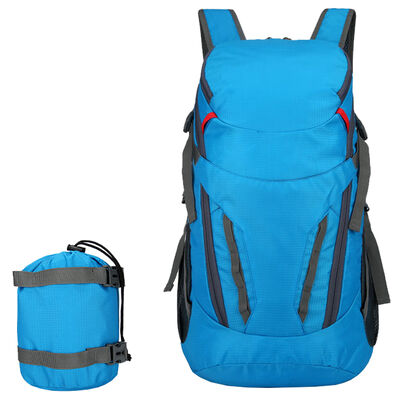 Daisy Chain Sternum Strap Folding Hiking Backpack 36L Water Resistant