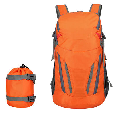 Daisy Chain Sternum Strap Folding Hiking Backpack 36L Water Resistant