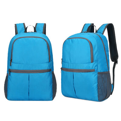 Pleated Pocket Expandable Folding Travel Backpack 22L Water Resistant