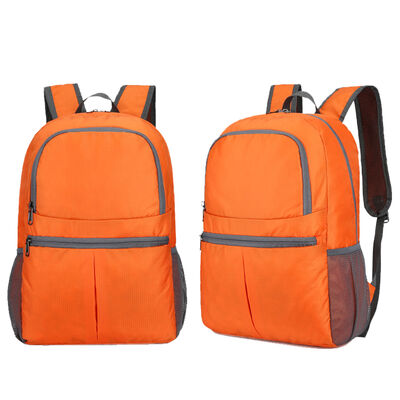 Pleated Pocket Expandable Folding Travel Backpack 22L Water Resistant