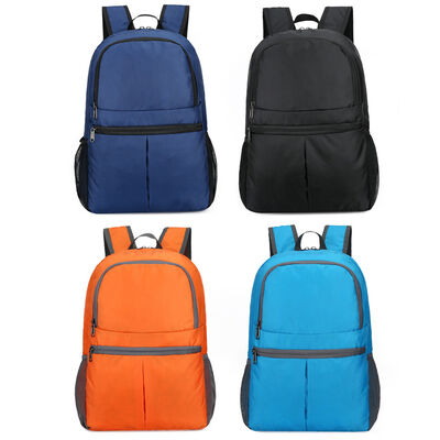 Pleated Pocket Expandable Folding Travel Backpack 22L Water Resistant