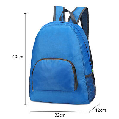 Egg Shape Streamlined Folding Travel Backpack 18L Water Resistant