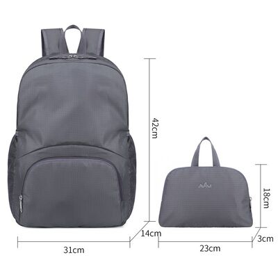 Waffle Ripstop Folding Travel Backpack 20L Water Resistant Outdoor