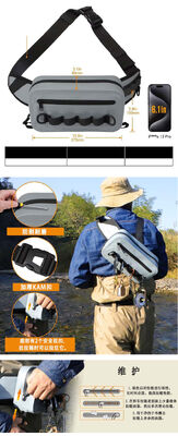 Submersible Waterproof Custom Dry Bag Airtight Zipper Fanny Pack