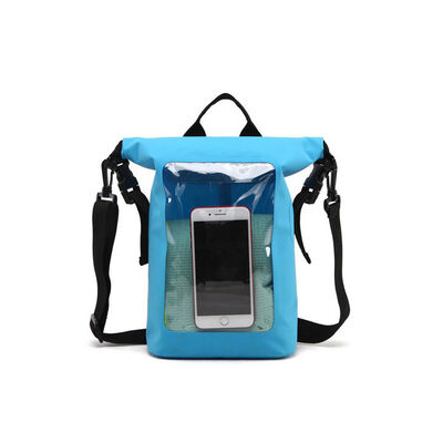 Roll Top Floating Custom Dry Bag Clear Window Water Resistant