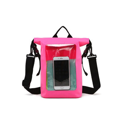 Roll Top Floating Custom Dry Bag Clear Window Water Resistant