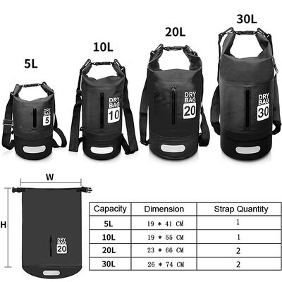 Roll Top Custom Dry Bag Heavy Duty Waterproof Outdoor Backpack