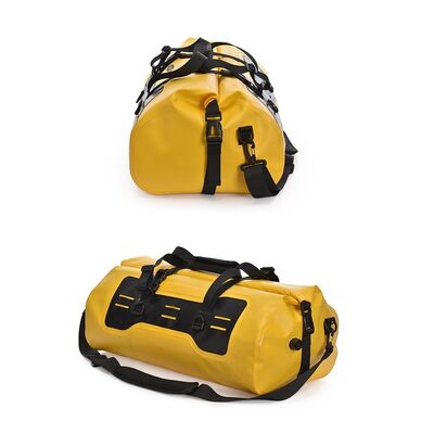 Motorcycle Waterproof Duffel Bag Heavy Duty Roll Top Tail Pack