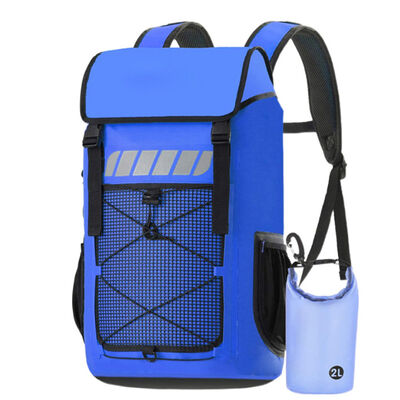 Large Capacity Waterproof Roll Top Dry Bag Backpack 35L Hiking