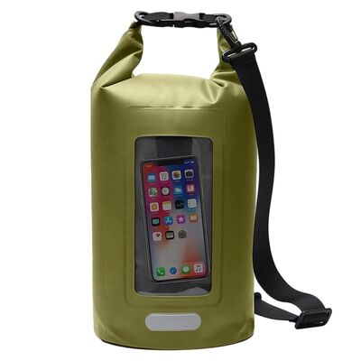 Water Resistant Dry Bag Sack Roll Top Clear Phone Window 5L PVC