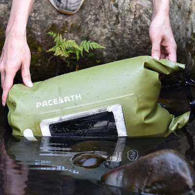 Water Resistant Dry Bag Sack Roll Top Clear Phone Window 5L PVC