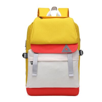 Color Block School Backpacks Large Laptop Bookbag College Students 30L
