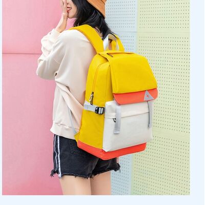 Color Block School Backpacks Large Laptop Bookbag College Students 30L