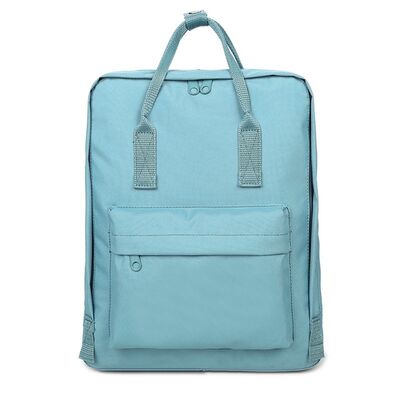 Classic Square School Backpacks Lightweight Canvas Daypack Students 20L