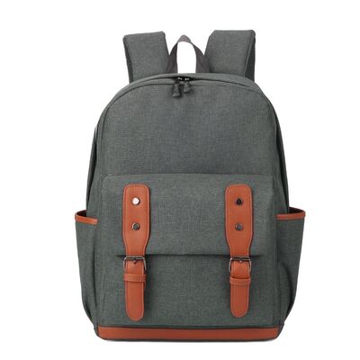 Vintage School Backpacks Casual Heathered Laptop Bookbag College 18L