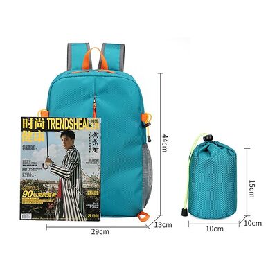 Packable Rucksack Foldable Ultralight Hiking Daypack 19L Water Resistant