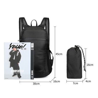 Packable Rucksack Foldable Minimalist Travel Daypack 23L Water Resistant
